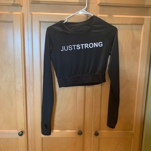 Just strong crop top